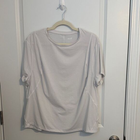 Avia Tops - Avia Women's Short Sleeve Light Gray Tee